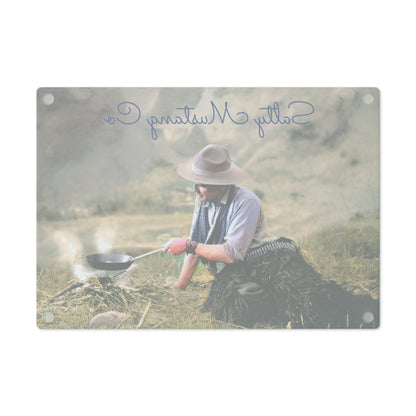 Cowboy with Skillet Cutting Board