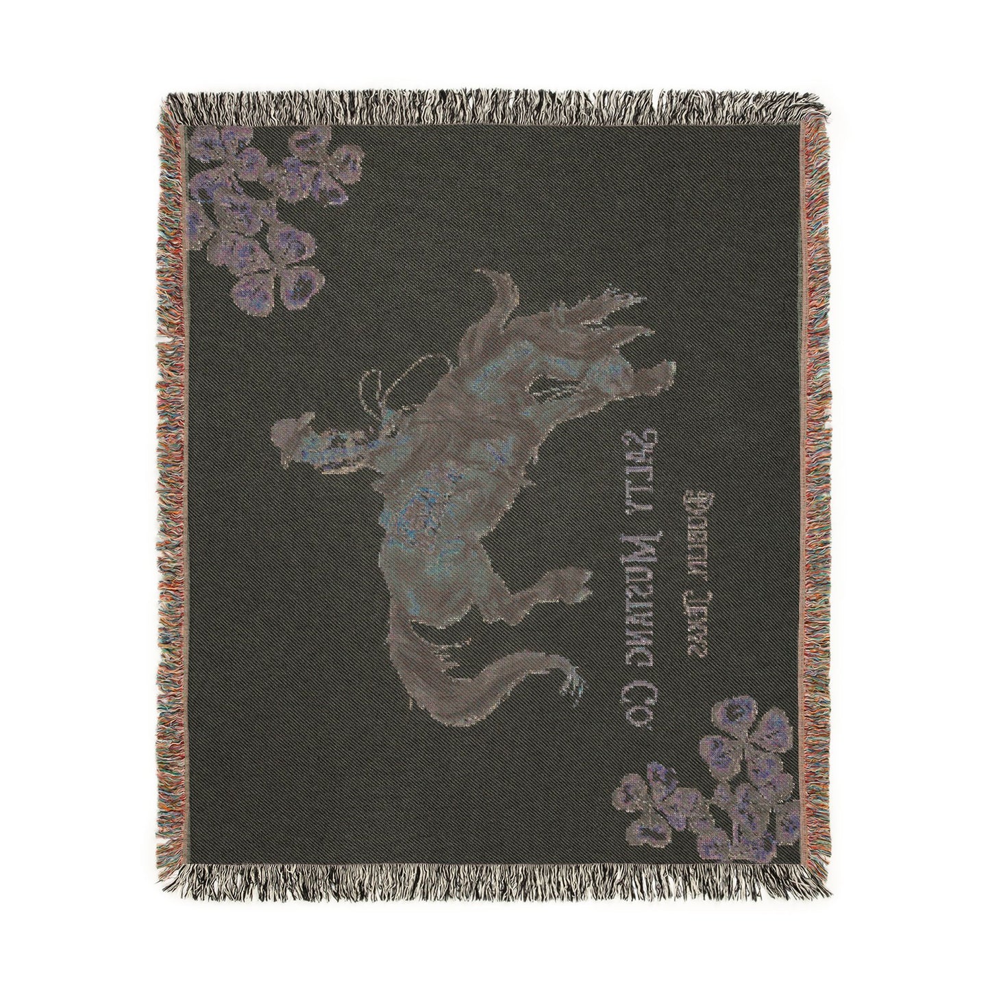 Salty Mustang Co. Dublin, Texas Woven Blanket
