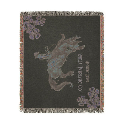 Salty Mustang Co. Dublin, Texas Woven Blanket