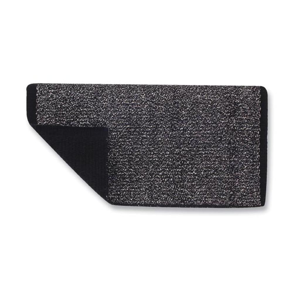 1104M-4218 San Juan 38inx34in Reversible Metallic New Zealand Wool Saddle Blanket