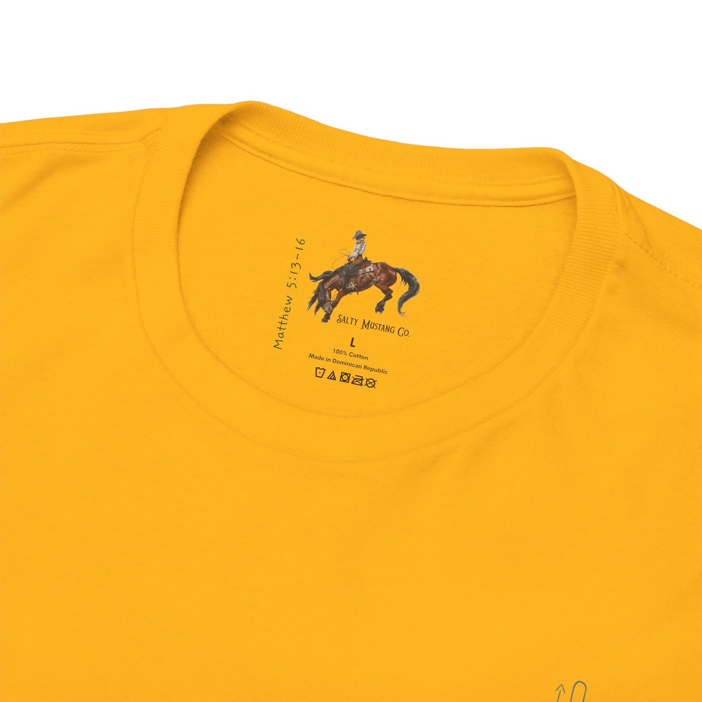 Dublin, Texas Shamrock Bronc Rider Unisex Heavy Cotton Tee