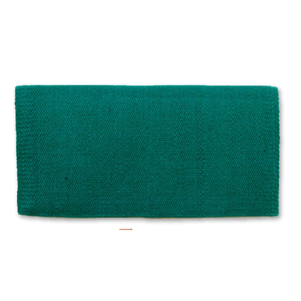 1314A-32 San Juan 34X30 Teal New Zealand Wool Saddle Blanket