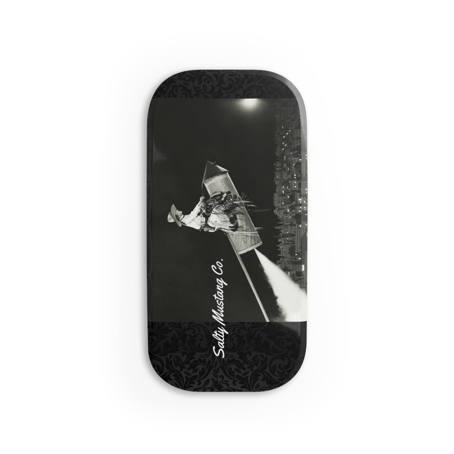 Vintage Cowgirl Rocket Rodeo Phone Click-On Grip