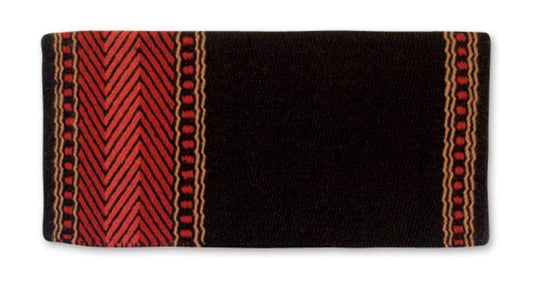 1338-1 Bar 8 36X34 New Zealand Wool Saddle Blanket
