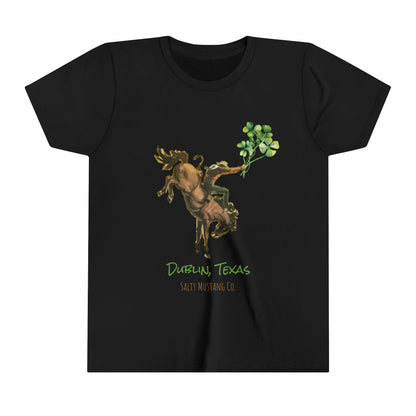 Dublin, Texas Bronc Rider Shamrock Youth Tee