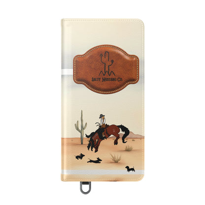 Salty Mustang Co. Lady Puncher Flip Wallet Phone Case (Samsung & iPhone)