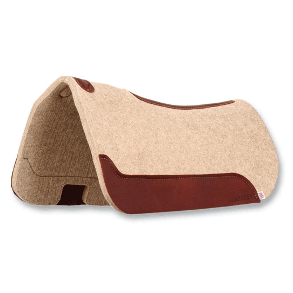 SHP8000 Wool Felt Barrel Racer Contour Saddle Pad 32inX30in
