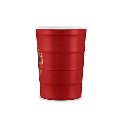 Turkey Puncher Red Solo Cup Style Reuseable Steel Cup