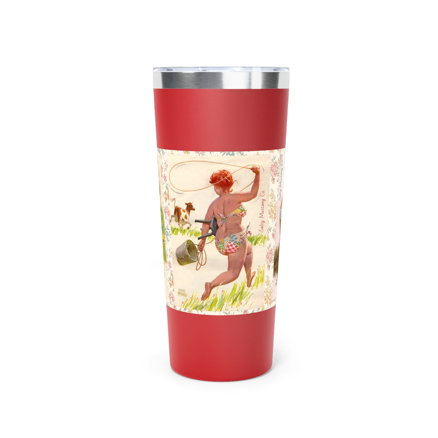 Hilda On The Farm Duane Bryers Copper Vacuum Insulated Tumbler, 22oz