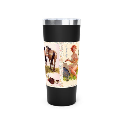 Hilda On The Farm Duane Bryers Copper Vacuum Insulated Tumbler, 22oz