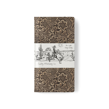 West Texas Bronc Rider, Leather Print Flip Cases - Android