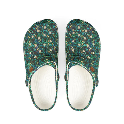 Wake Up Fishy Foam Rubber Salty Clogs