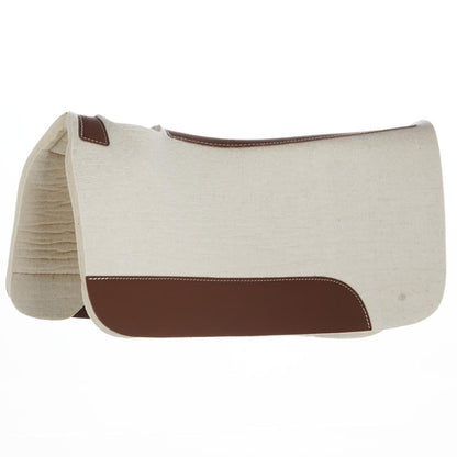 MT78030WFP Natural 7 8in 28x30 Felt Barrel Saddle Pad