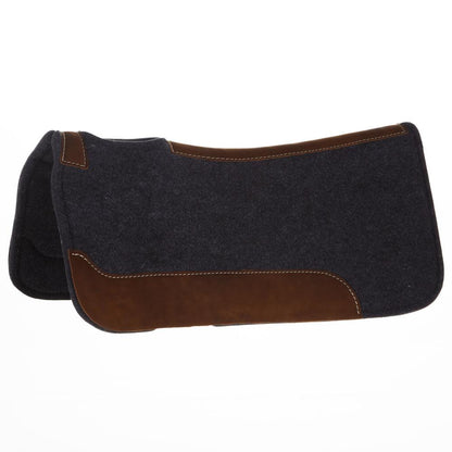 MTSFP Grey 1 In 32x32 Felt Contour Saddle Pad