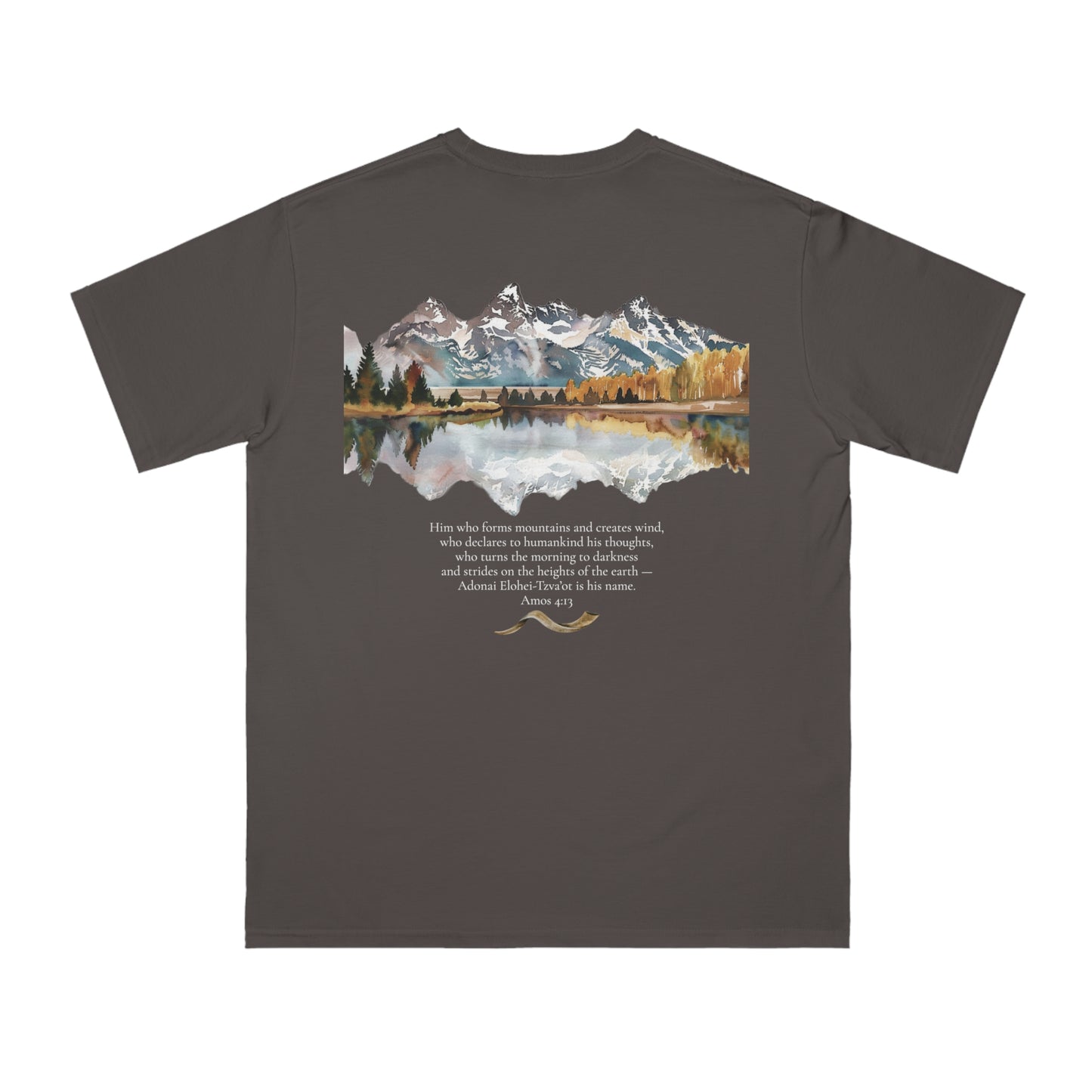Amos 4:13 Teton Ridge Organic Unisex Classic T-Shirt