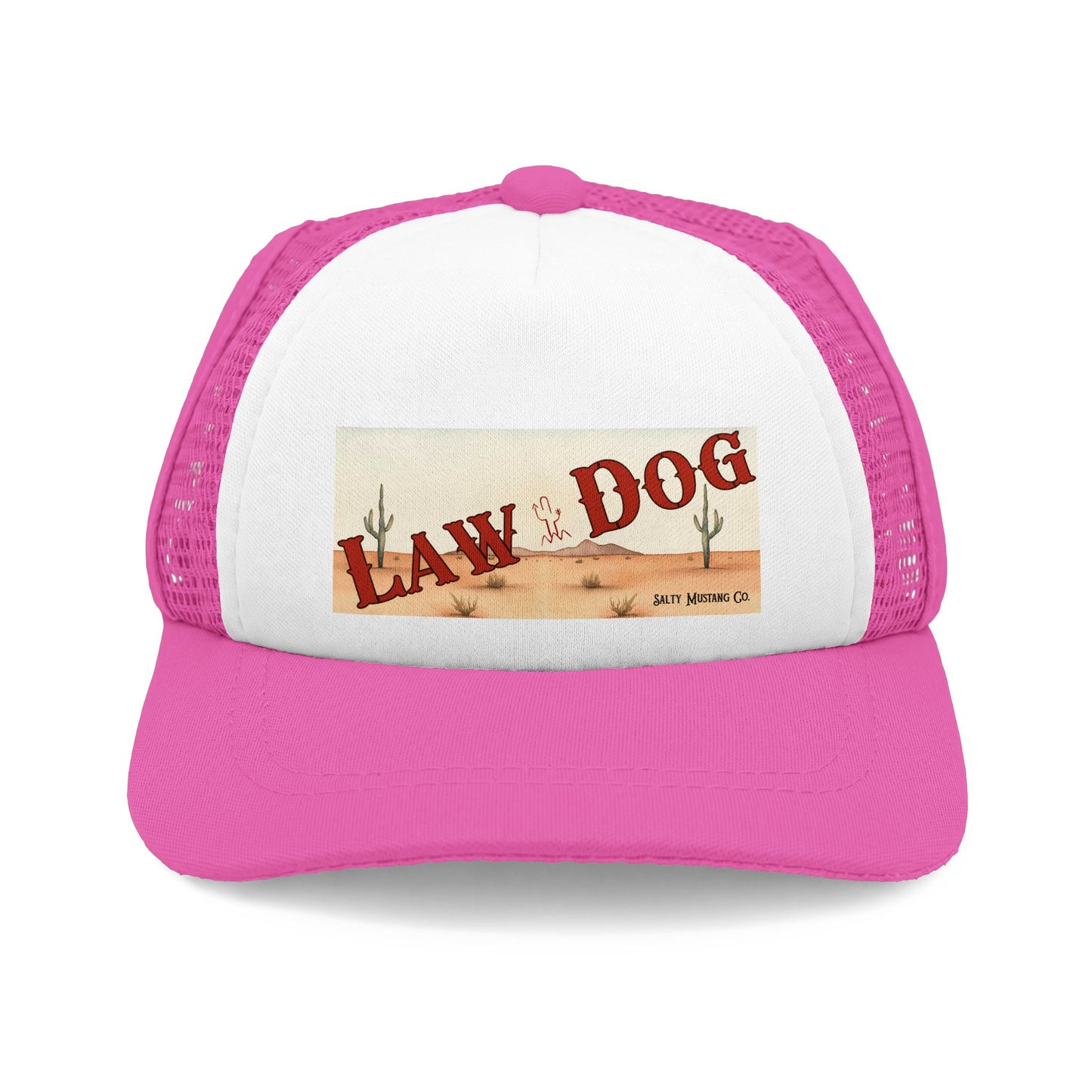 Law Dog, Dog Foam Trucker Hat