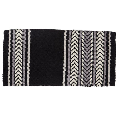 1425-4 Iron Horse 36inx34in New Zealand Wool Saddle Blanket MULTI