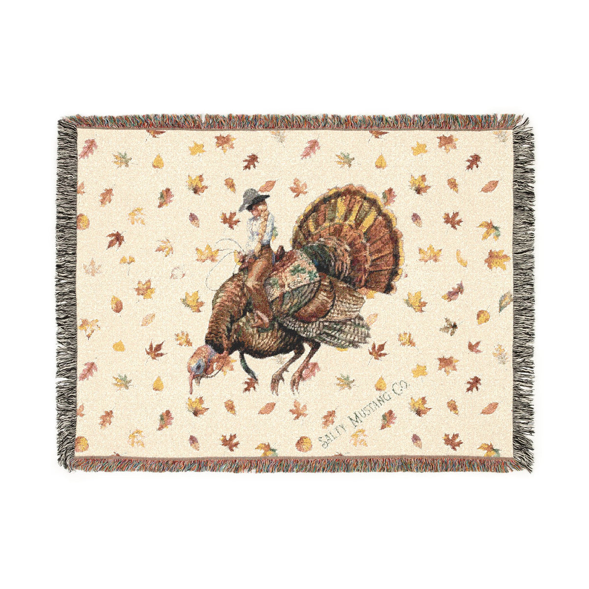 Turkey Puncher Woven Blanket
