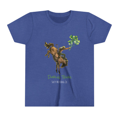 Dublin, Texas Bronc Rider Shamrock Youth Tee