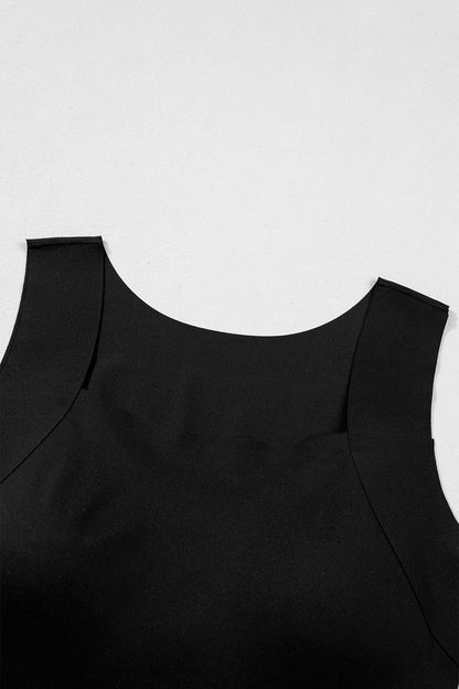 Solid Wide Strap Tank Top