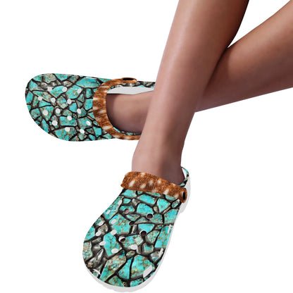 Kingsman Turqoise Fawn Salty Clogs