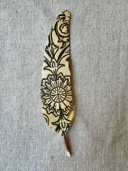 Western Scroll Hat feather