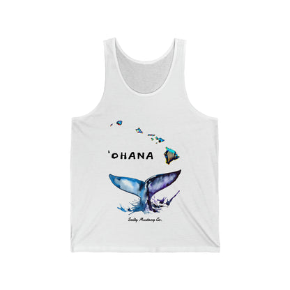 Whale Tail ‘Ohana Unisex Jersey Tank