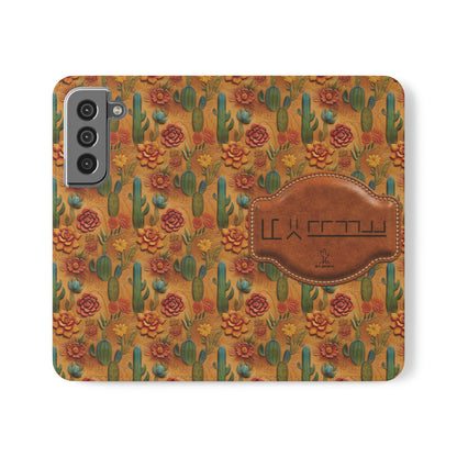 Customizable Mustang Brand Wallet Flip Phone Case (iPhone and Samsung)