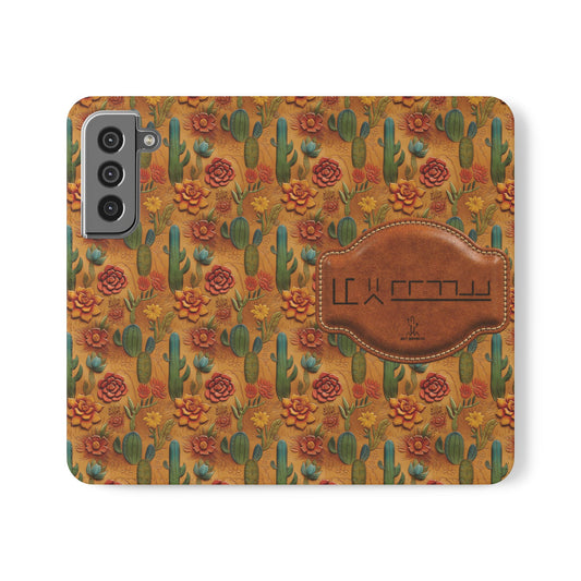 Customizable Mustang Brand Wallet Flip Phone Case (iPhone and Samsung)