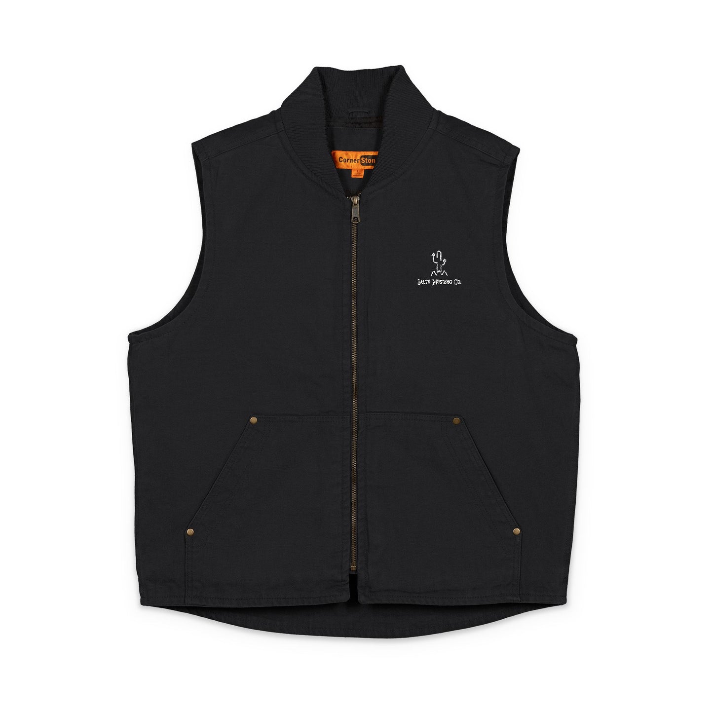 Salty Mustang Co. CornerStone® Washed Duck Cloth Vest (Embroidery)