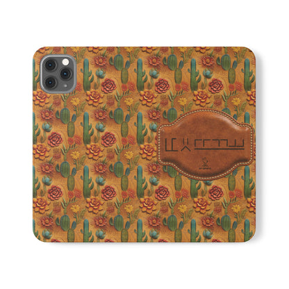 Customizable Mustang Brand Wallet Flip Phone Case (iPhone and Samsung)
