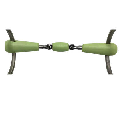 3 Link Snaffle Apple Mouth Bit