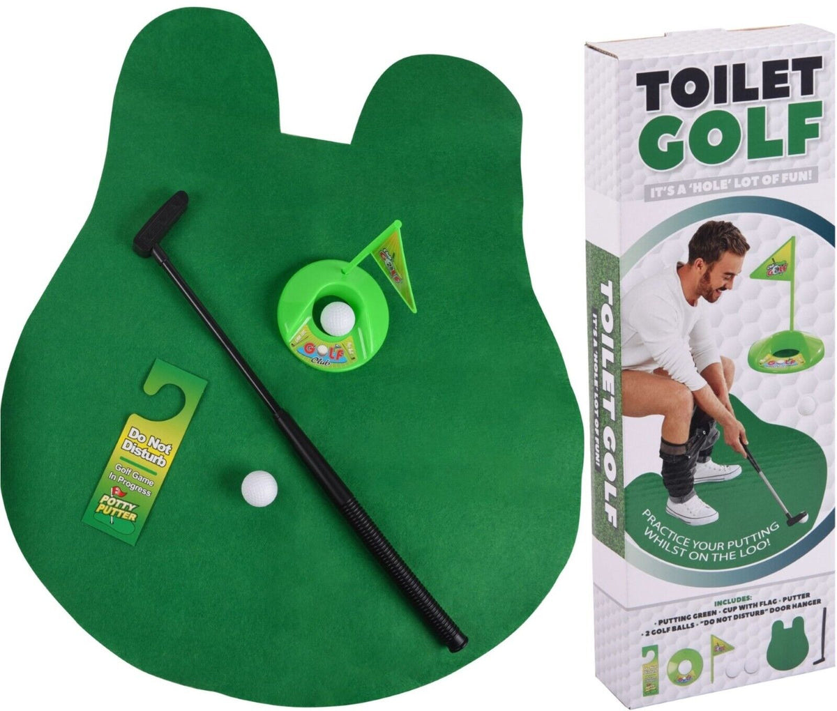 Toilet Golf – The Ultimate Potty Putter Game for Bathroom Fun! 🚽⛳