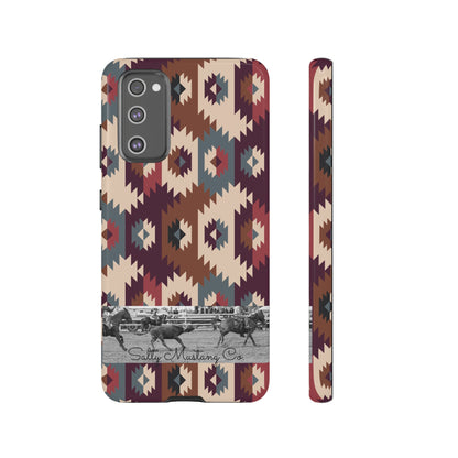 Southwest Pattern Team Roper Band Samsung Tough Cases