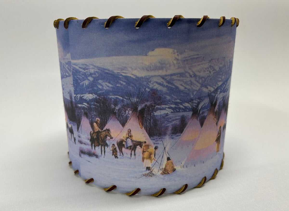Vintage Tipi Village Lampshade
