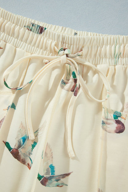 Mallard Duck Short Sleeve Top & Pants Set