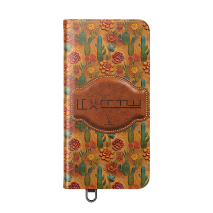 Customizable Mustang Brand Wallet Flip Phone Case (iPhone and Samsung)