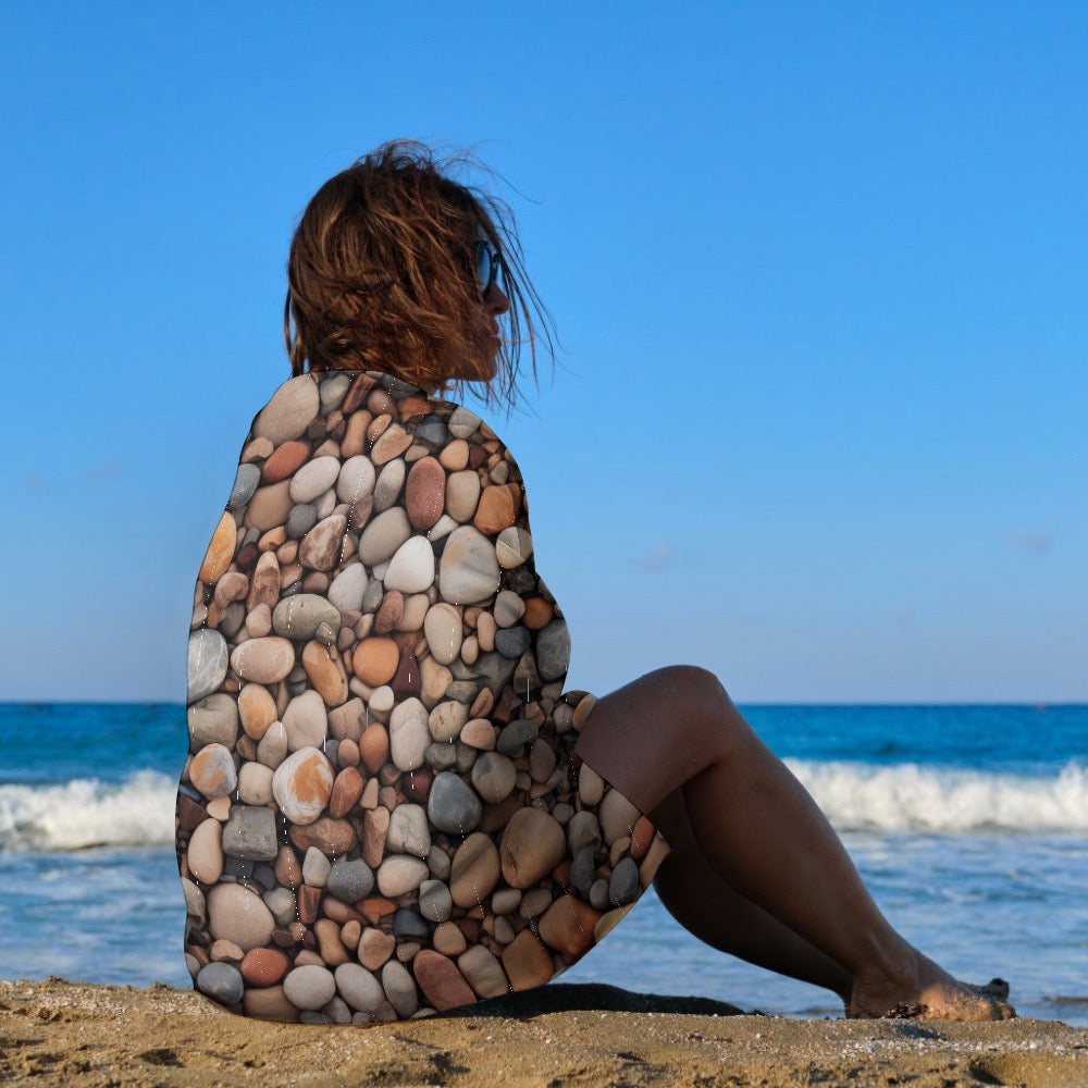 Light River Stone Beach Towel