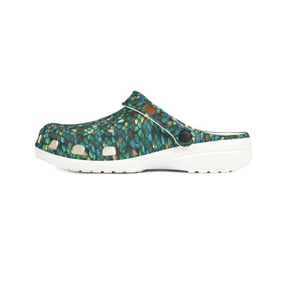 Wake Up Fishy Foam Rubber Salty Clogs