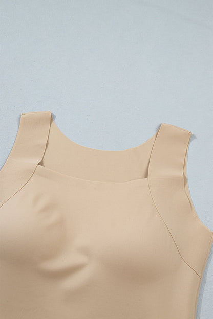Solid Wide Strap Tank Top