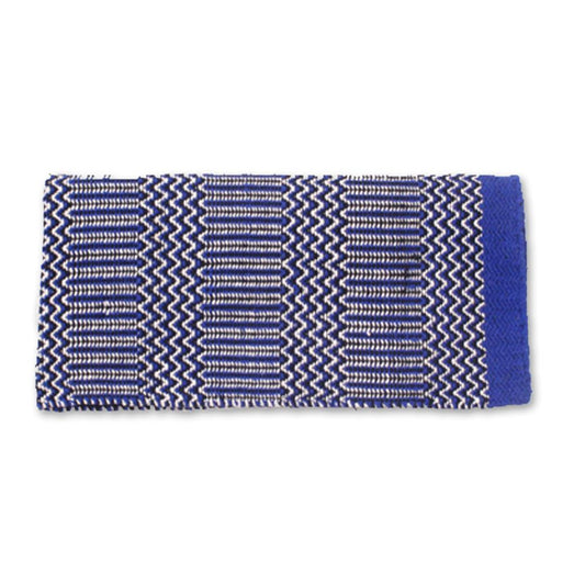 1340-4 Double Weave 32x64 Acrylic Blend Saddle Blanket Royal Blue