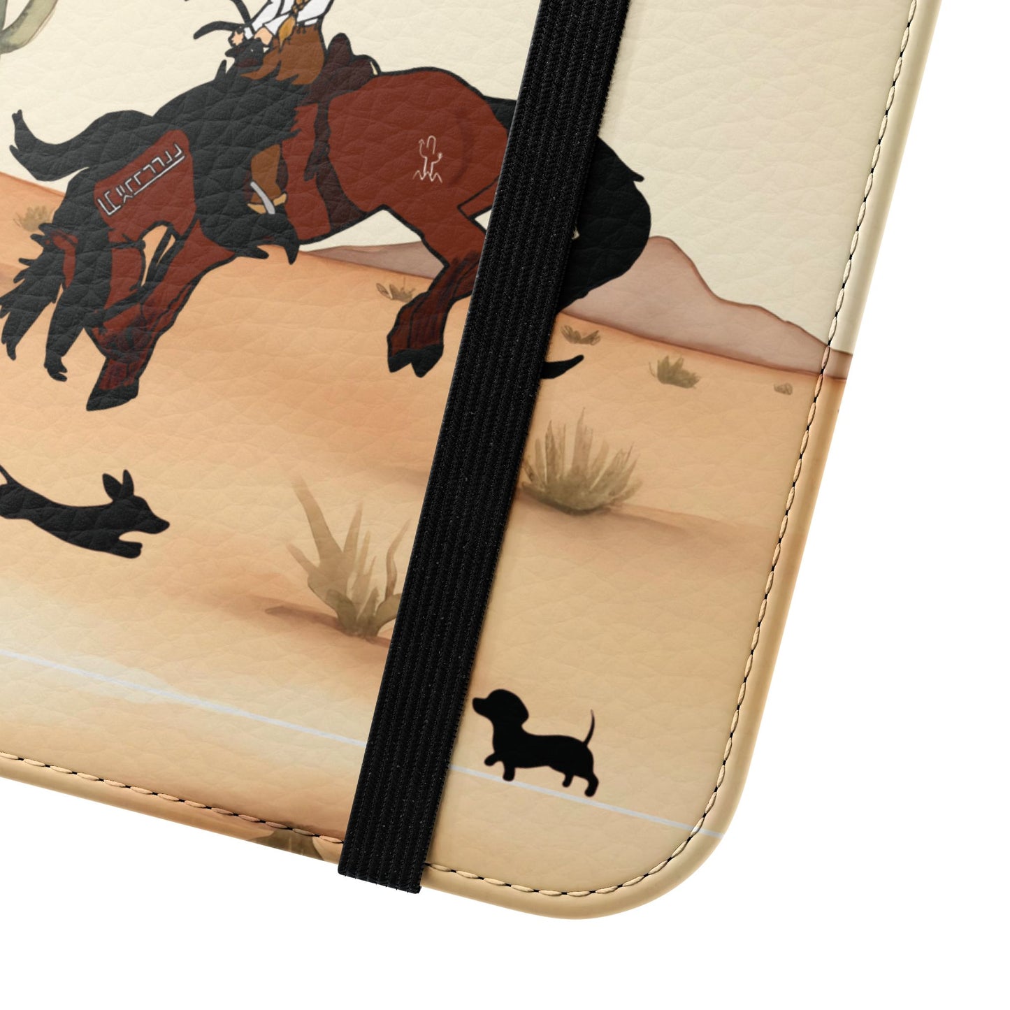 Salty Mustang Co. Lady Puncher Flip Wallet Phone Case (Samsung & iPhone)