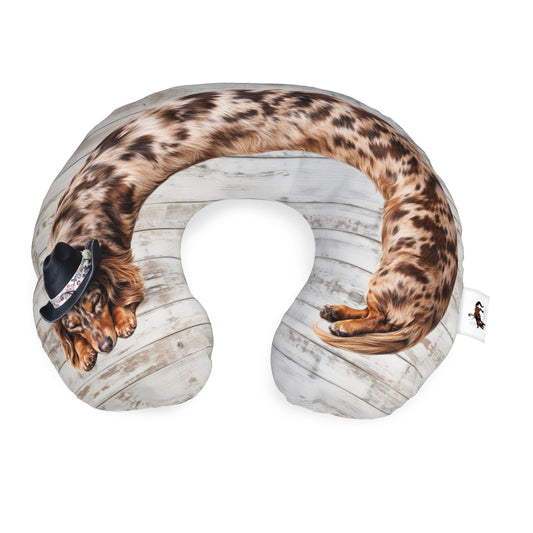 Andouille Bean Dachshund Travel Neck Pillow