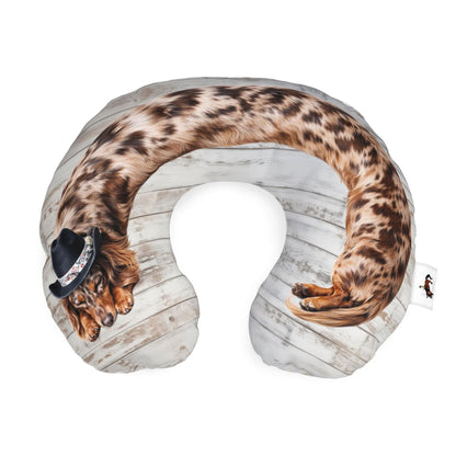 Andouille Bean Dachshund Travel Neck Pillow