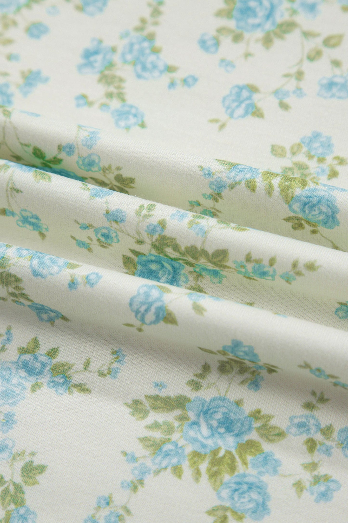 Floral Short Sleeve & Elastic Waist Short Sets