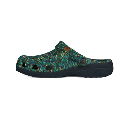 Wake Up Fishy Foam Rubber Salty Clogs
