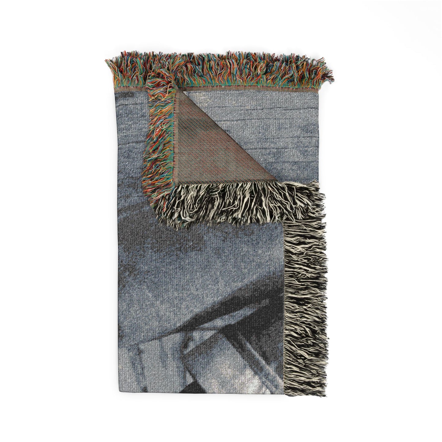 Vintage Soda Break Spurs Woven Blanket 100% Cotton
