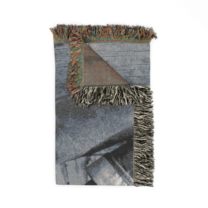 Vintage Soda Break Spurs Woven Blanket 100% Cotton