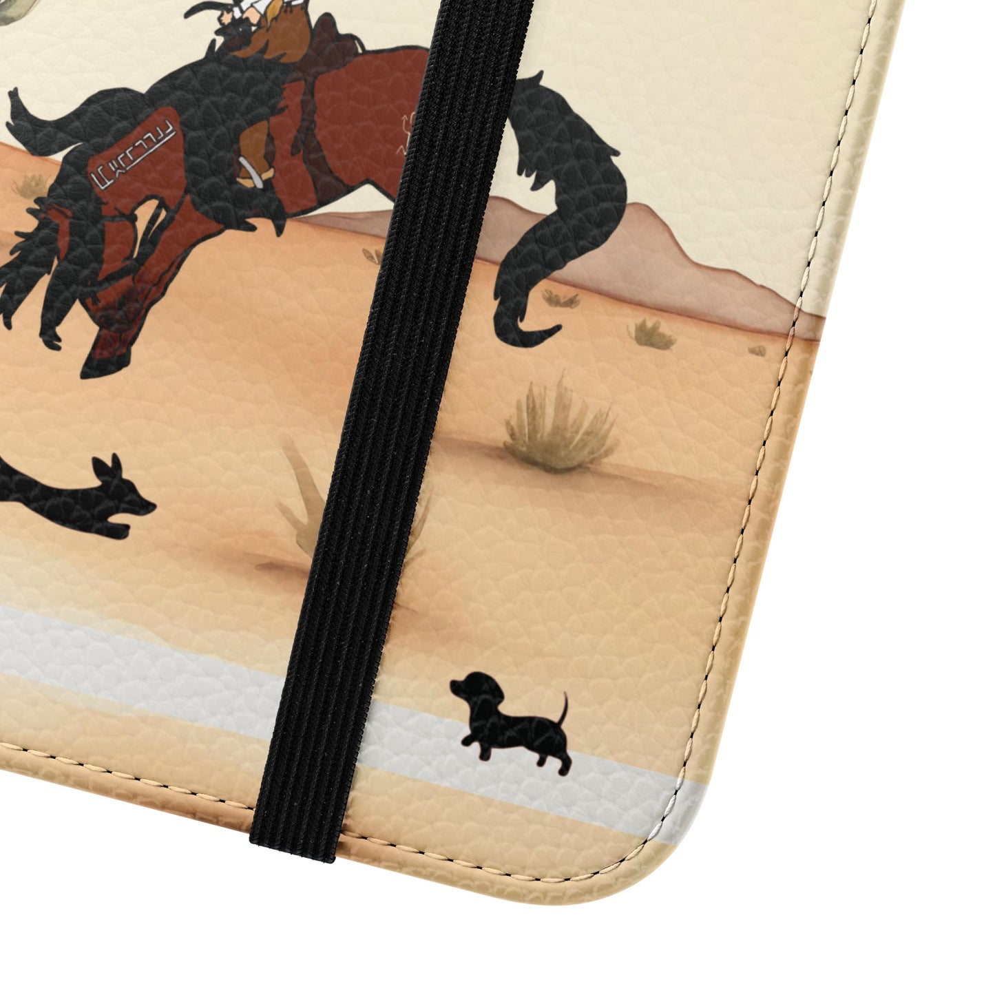 Salty Mustang Co. Lady Puncher Flip Wallet Phone Case (Samsung & iPhone)