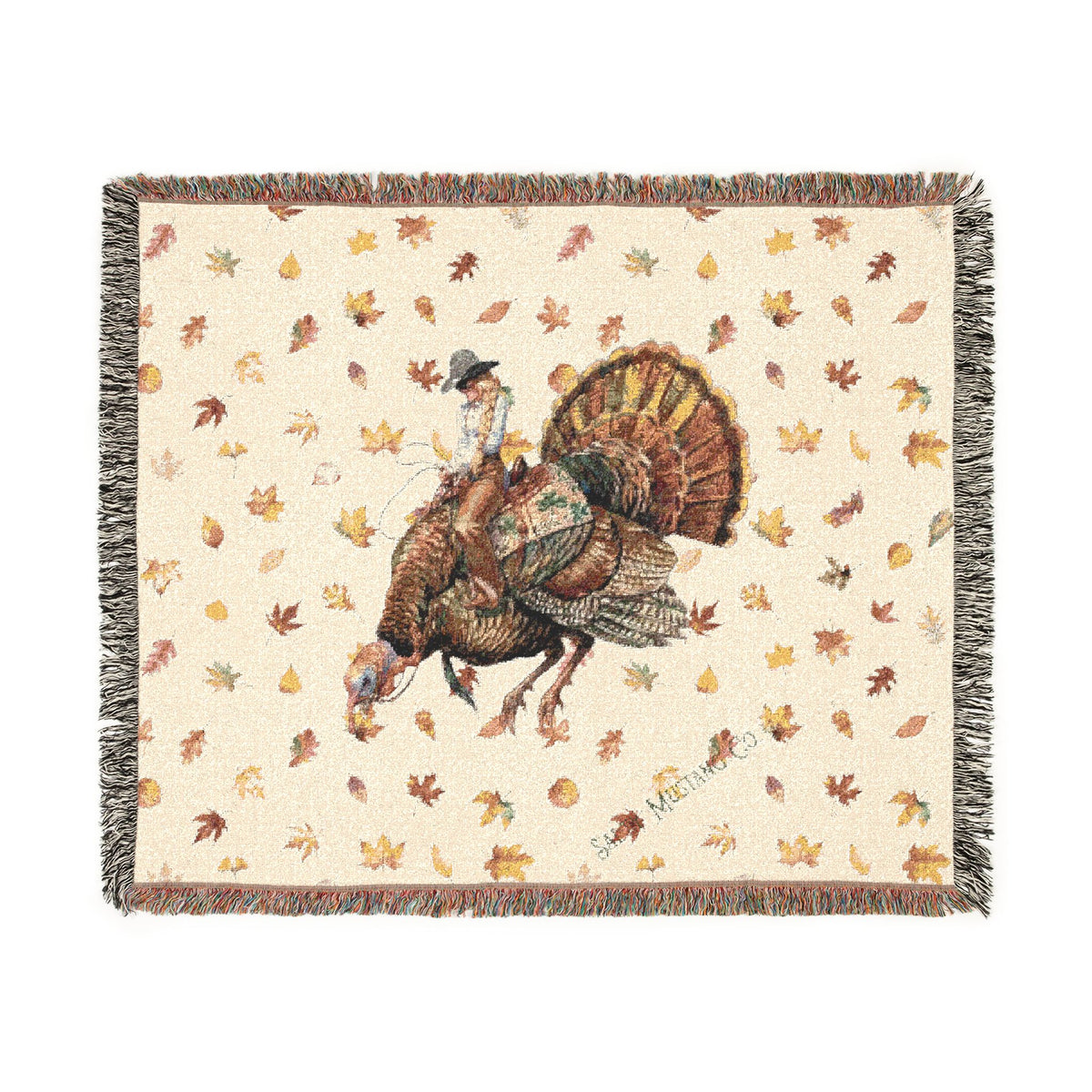 Turkey Puncher Woven Blanket